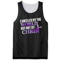 Canceled By The World But Not By Christ Mesh Reversible Basketball Jersey Tank