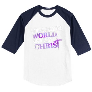 Canceled By The World But Not By Christ Baseball Sleeve Shirt