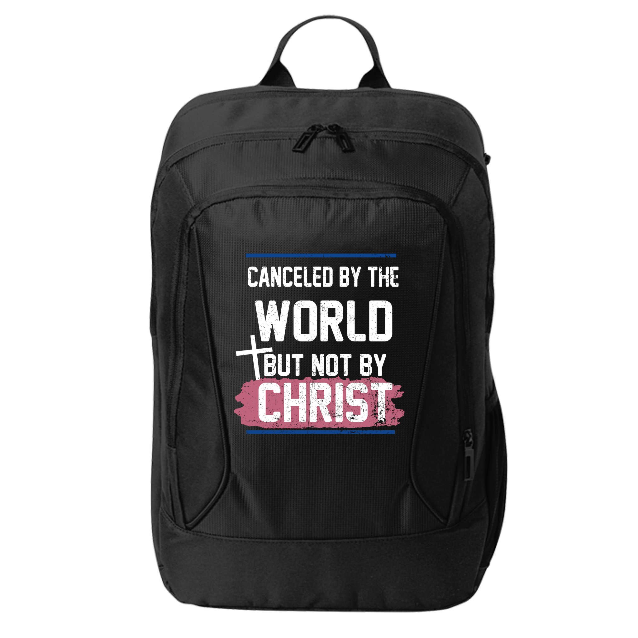 Canceled By The World But Not By Christ City Backpack
