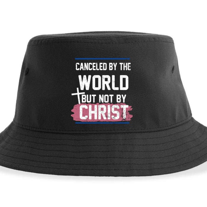 Canceled By The World But Not By Christ Sustainable Bucket Hat