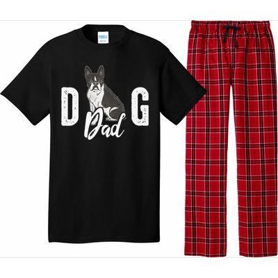 Cute Boston Terrier Pet Owner Vintage Dog Dad Fathers Day Pajama Set