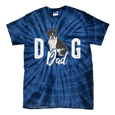 Cute Boston Terrier Pet Owner Vintage Dog Dad Fathers Day Tie-Dye T-Shirt