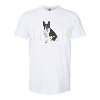 Cute Boston Terrier Pet Owner Vintage Dog Dad Fathers Day Softstyle CVC T-Shirt