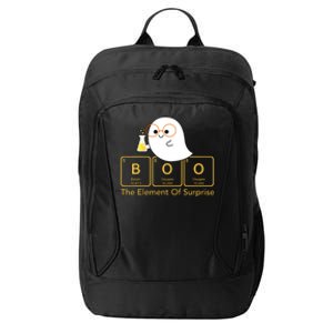 Chemistry Boo The Element Of Surprise Cute Chemist Halloween City Backpack