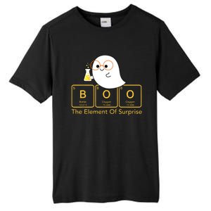 Chemistry Boo The Element Of Surprise Cute Chemist Halloween Tall Fusion ChromaSoft Performance T-Shirt