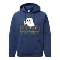 Chemistry Boo The Element Of Surprise Cute Chemist Halloween Performance Fleece Hoodie