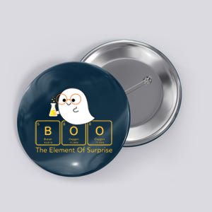 Chemistry Boo The Element Of Surprise Cute Chemist Halloween Button