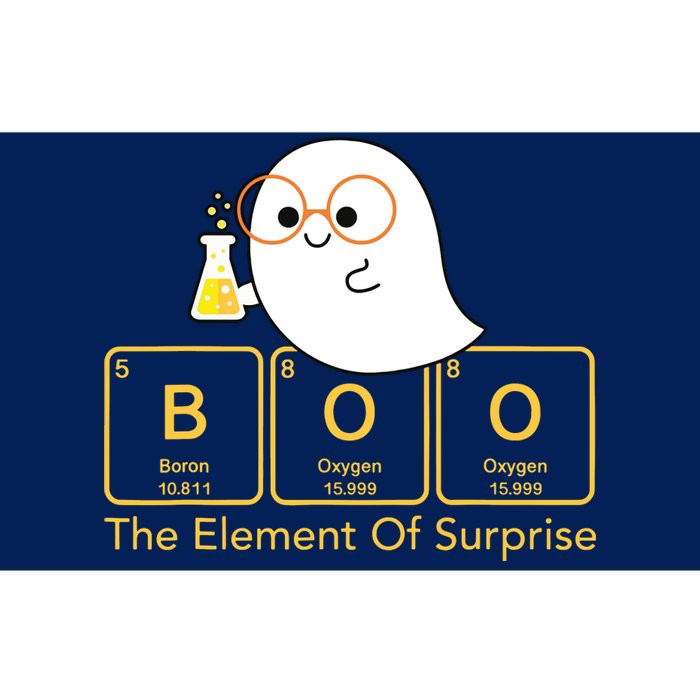 Chemistry Boo The Element Of Surprise Cute Chemist Halloween Bumper Sticker