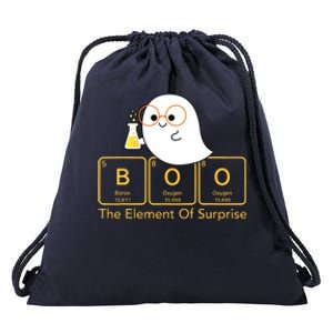 Chemistry Boo The Element Of Surprise Cute Chemist Halloween Drawstring Bag