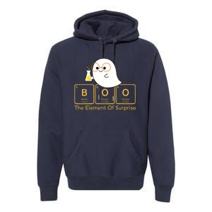 Chemistry Boo The Element Of Surprise Cute Chemist Halloween Premium Hoodie