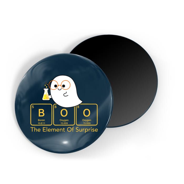 Chemistry Boo The Element Of Surprise Cute Chemist Halloween Magnet