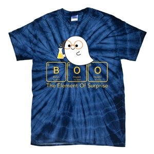 Chemistry Boo The Element Of Surprise Cute Chemist Halloween Tie-Dye T-Shirt