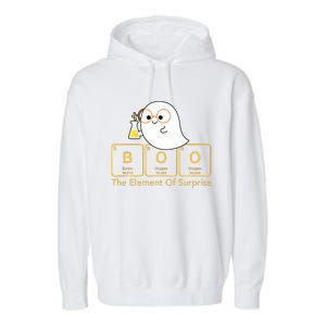 Chemistry Boo The Element Of Surprise Cute Chemist Halloween Garment-Dyed Fleece Hoodie