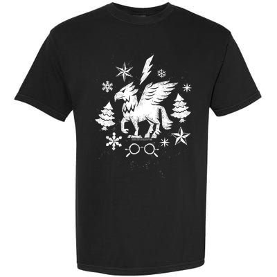 Christmas Buckbeak The Hippogriff Stamp Garment-Dyed Heavyweight T-Shirt