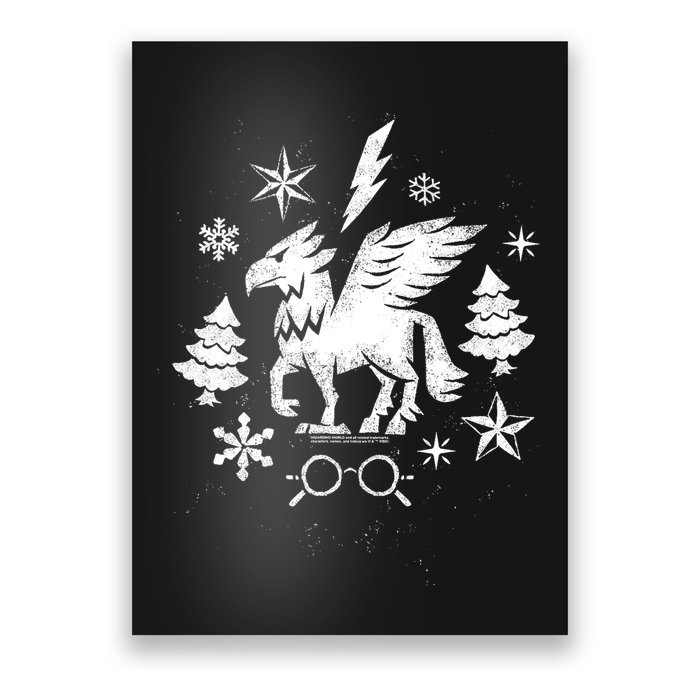 Christmas Buckbeak The Hippogriff Stamp Poster