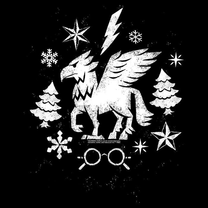 Christmas Buckbeak The Hippogriff Stamp Poster