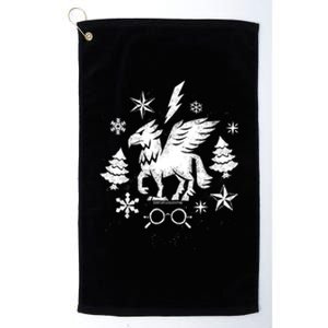 Christmas Buckbeak The Hippogriff Stamp Platinum Collection Golf Towel