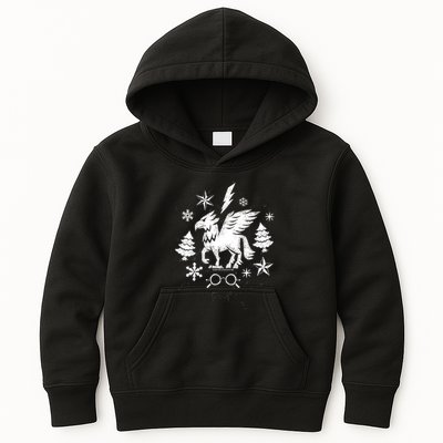 Christmas Buckbeak The Hippogriff Stamp Kids Hoodie