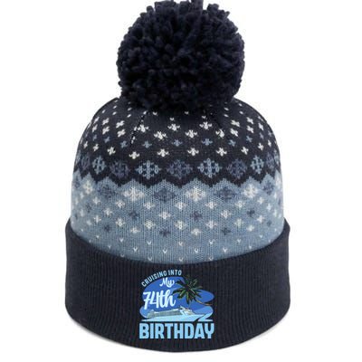 Cruise Boat Trip Vacation Cruising Into My 74th Birthday The Baniff Cuffed Pom Beanie