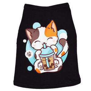 Cat Boba Tea Bubble Tea Anime Kawaii Neko Doggie Tank