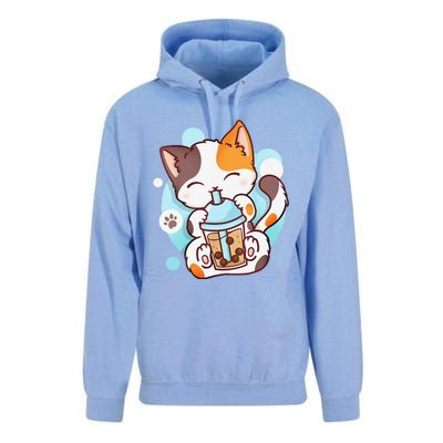 Cat Boba Tea Bubble Tea Anime Kawaii Neko Unisex Surf Hoodie