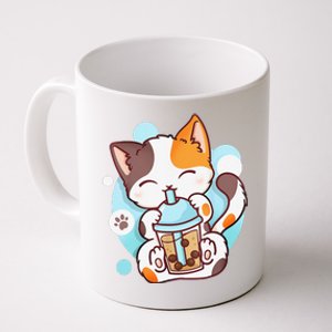 Cat Boba Tea Bubble Tea Anime Kawaii Neko Coffee Mug