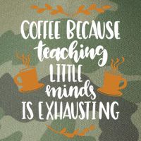 Coffee Because Teaching Little Minds Is Exhausting Legacy Tie Dye Trucker Hat