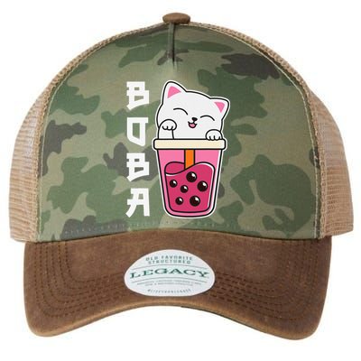 Cat Boba Tea Bubble Tea Anime Kawaii Legacy Tie Dye Trucker Hat