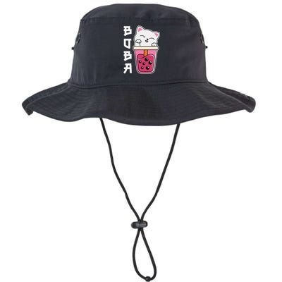 Cat Boba Tea Bubble Tea Anime Kawaii Legacy Cool Fit Booney Bucket Hat