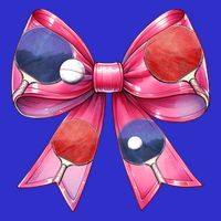 Coquette Bow Table Tennis Ping Pong Mothers Day Ribbon Mom Gift Womens Tank Top
