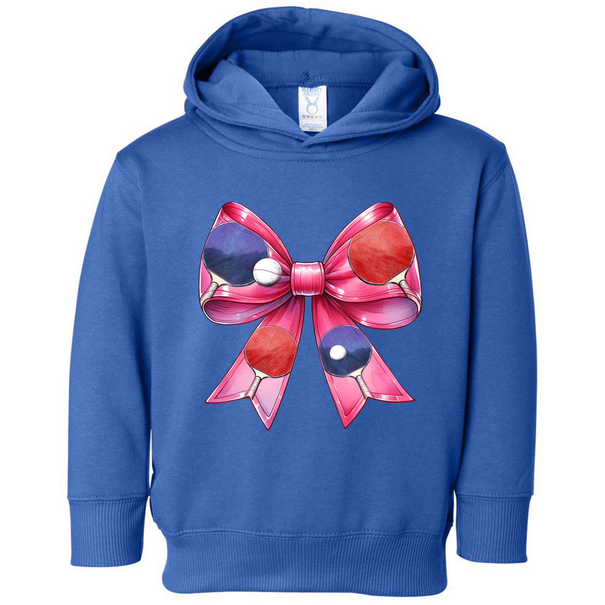 Coquette Bow Table Tennis Ping Pong Mothers Day Ribbon Mom Gift Toddler Hoodie