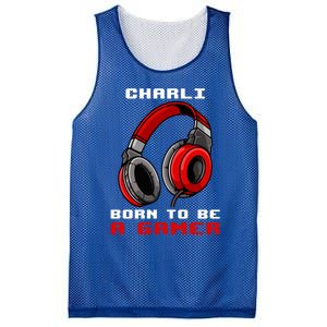 Charli Born To Be A Gamer Personalized Gift Mesh Reversible Basketball Jersey Tank