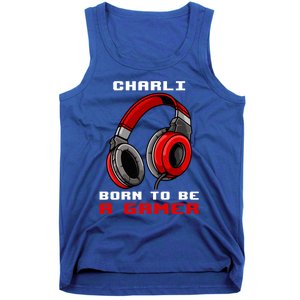 Charli Born To Be A Gamer Personalized Gift Tank Top