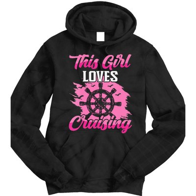 Cruising Boat This Loves Cruising Cruise Tie Dye Hoodie