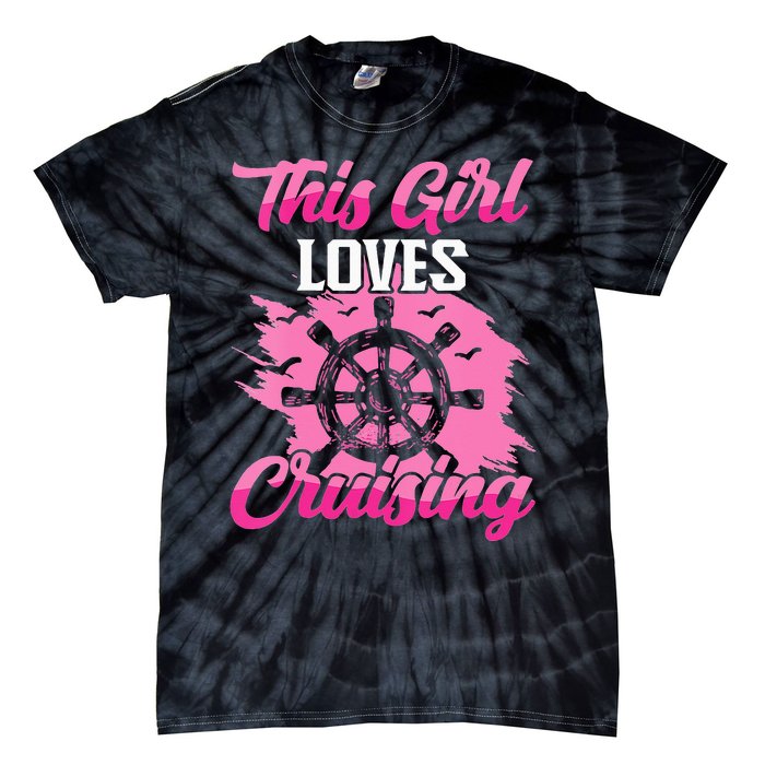 Cruising Boat This Loves Cruising Cruise Tie-Dye T-Shirt