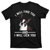 Cute Boston Terrier Art Boston Terrier Lover T-Shirt