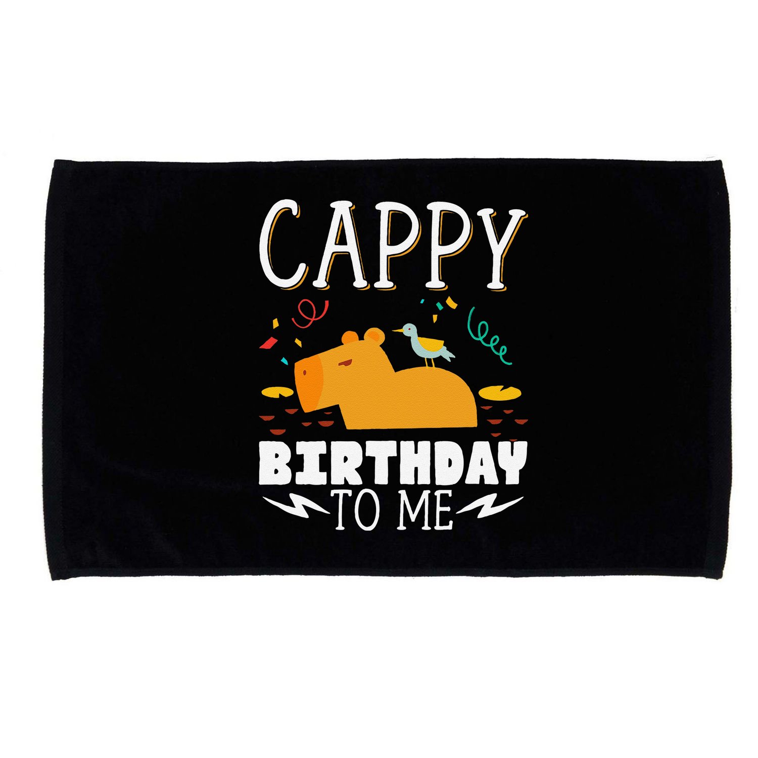 Cappy Birthday To Me Capy Birthday Microfiber Hand Towel