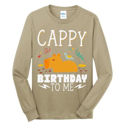 Cappy Birthday To Me Capy Birthday Tall Long Sleeve T-Shirt