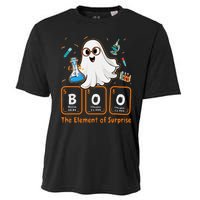 Chemistry Boo The Element Of Surprise Funny Periodic Table Gift Cooling Performance Crew T-Shirt