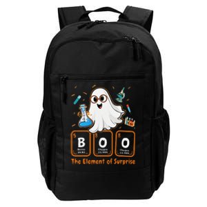 Chemistry Boo The Element Of Surprise Funny Periodic Table Gift Daily Commute Backpack