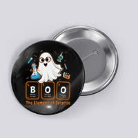 Chemistry Boo The Element Of Surprise Funny Periodic Table Gift Button