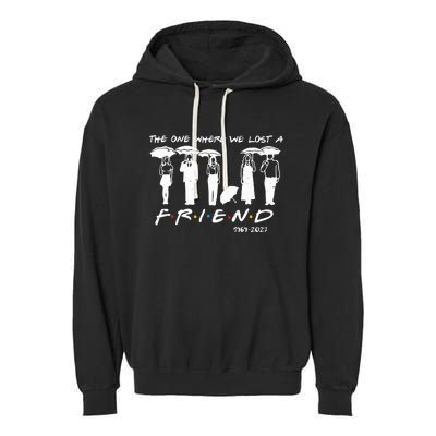 Chandler Bing The One Where We Lost A Friend Honoring Garment-Dyed Fleece Hoodie