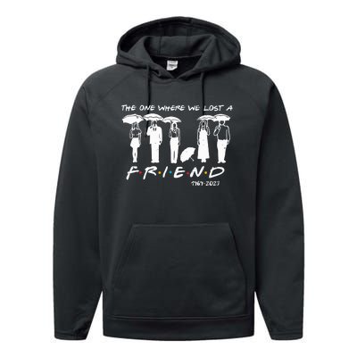 Chandler Bing The One Where We Lost A Friend Honoring Performance Fleece Hoodie