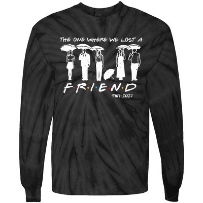 Chandler Bing The One Where We Lost A Friend Honoring Tie-Dye Long Sleeve Shirt