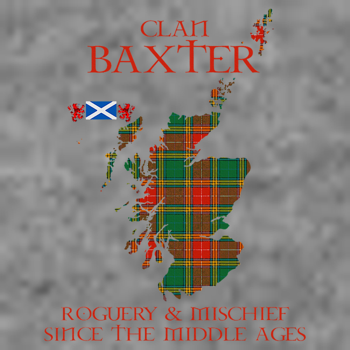Clan Baxter Tartan Scotland Maps Saltire Lion Rampant Sustainable Beanie