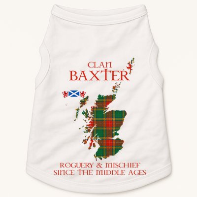 Clan Baxter Tartan Scotland Maps Saltire Lion Rampant Doggie Tank