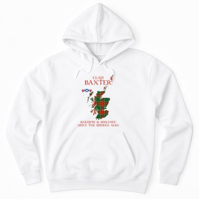Clan Baxter Tartan Scotland Maps Saltire Lion Rampant Hoodie