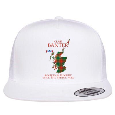 Clan Baxter Tartan Scotland Maps Saltire Lion Rampant Flatbill Hat