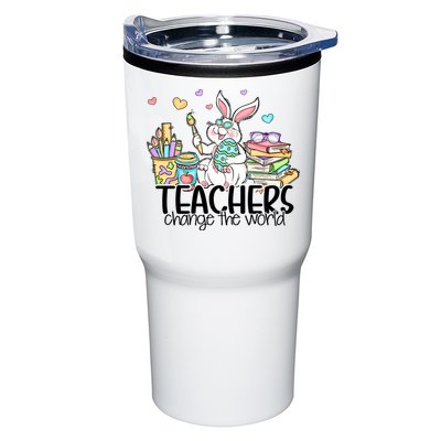 Cute Bunny Teachers Change The World Easter Day Tumbler