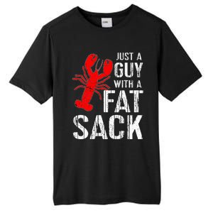 Crawfish Boil Tee Funny Just A Guy With A Fat Sack Crawfish Tall Fusion ChromaSoft Performance T-Shirt